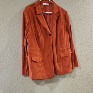 Chico's Women's Burnt Orange Blazer